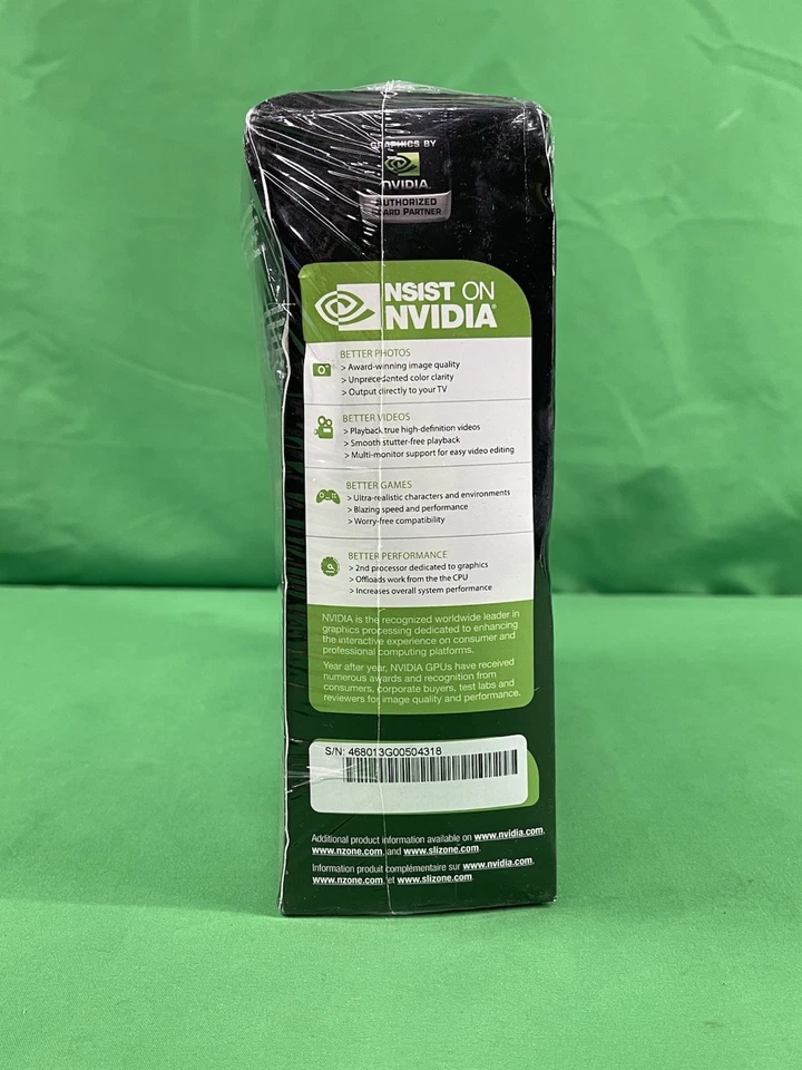 BFG Nvidia GeForce 8400 GS, 512MB DDR2, PCIe Graphics Card (BFGE84512GS64E) - Image 4 of 4