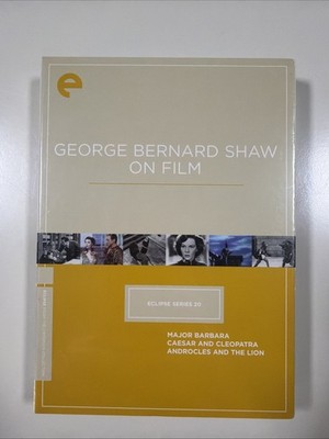 George Bernard Shaw on Film Eclipse Series 20 DVD Criterion Collection Sealed