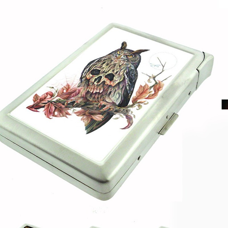 Skull Design-021 Scary Owl