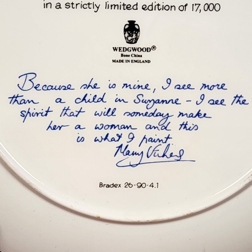 Vintage Collector's Plate Innocence by Mary Vickers - Picture 4 of 8