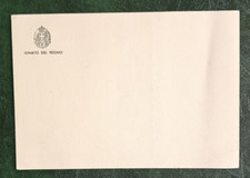 CARTOLINA POSTALE SENATO DEL REGNO Nuova Non Viaggiata  900