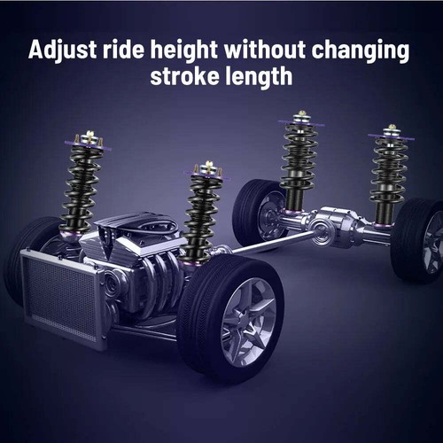Coilovers Suspension Kit For 2011-22 Dodge Challenger Charger Adj Height Shocks - Picture 9 of 13