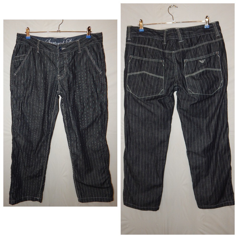 Men Straight-leg striped jeans ARMANI JEANS Sartorial Line