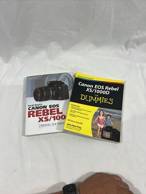 Canon EOS Rebel XS / 1000D  Dummies David Busch Lot Paperback Starter Pack Books