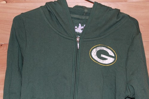 Women's Touch By Alyssa Milano Green Bay Packers full zip hooded sweatshirt Sz M - Picture 2 of 6