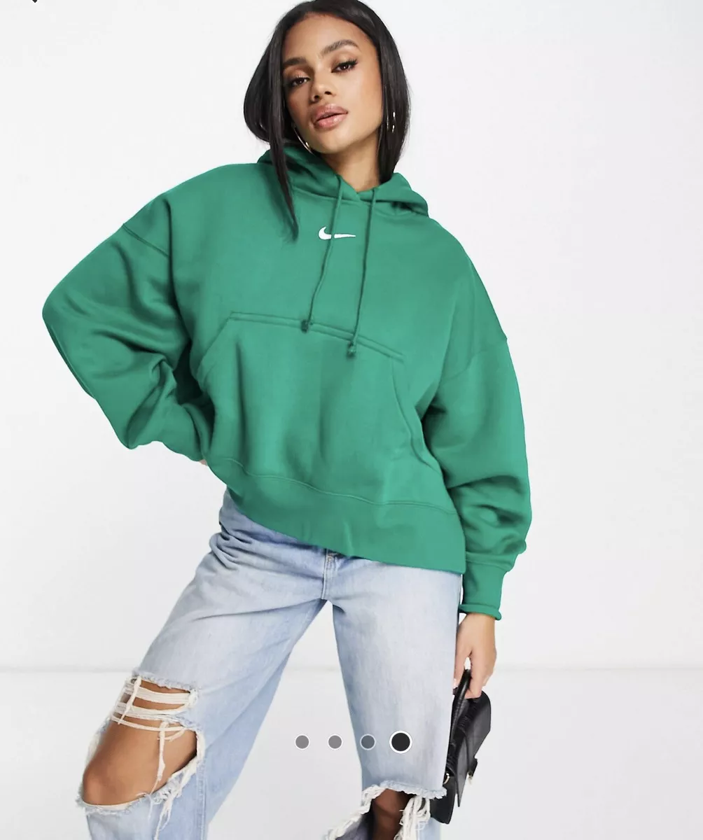 Nike Phoenix Fleece Hoodie In Green