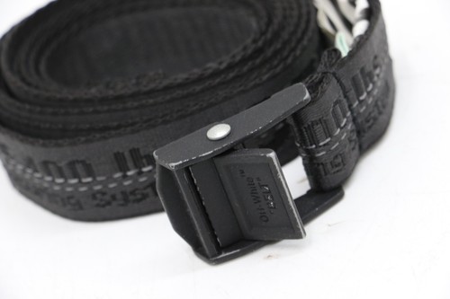 Off White Industrial Belt Black Adjustable One Size - Picture 4 of 14