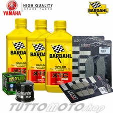 TAGLIANDO YAMAHA XJ6 F-DIVERSION 2009 OLIO BARDAHL 10W50 FILTRO PASTIGLIE