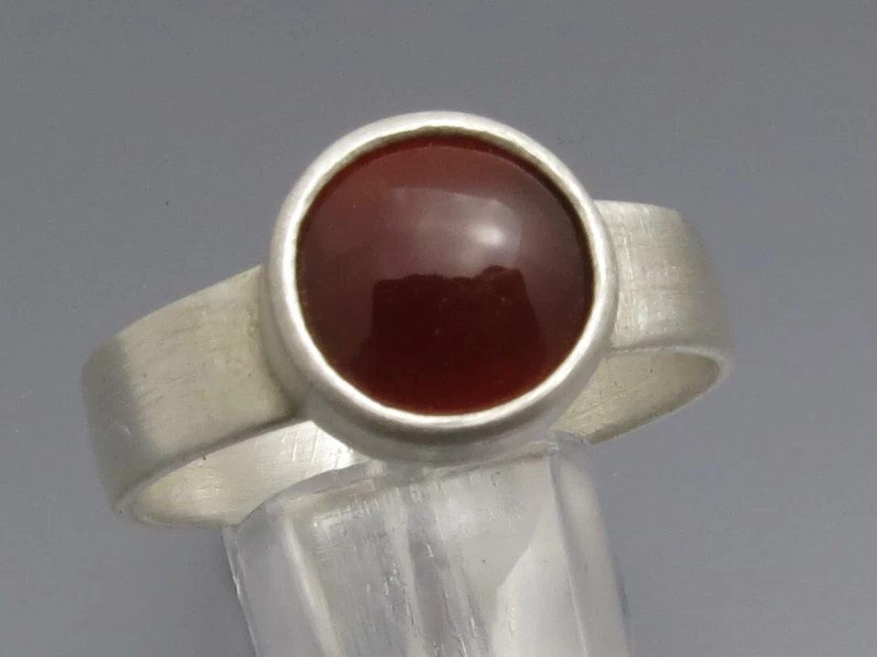 REIF-DESIGN - ANTIK STYLE CARNEOL RING - AUS EIGENER GOLDSCHMIEDE-999 FEINSILBER - Bild 2 von 4