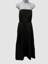$265 Ralph Lauren Women's Black Off-The-Shoulder Strapless Dress Size 0