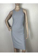 NWD Standard James Perse Womens Tank Dress Medium Grey -blue $155 Size 1 Small