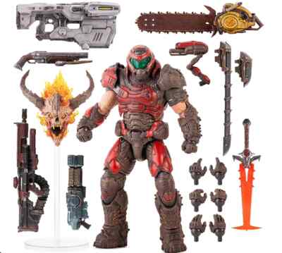 Doom Eternal Slayer Figure 1/6 Scale Crimson Variant Articulated