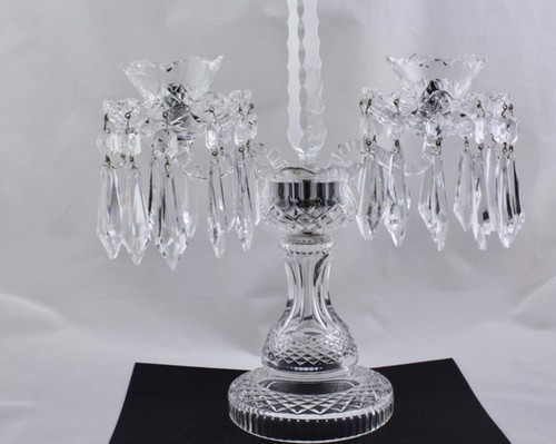 WATERFORD CRYSTAL CANDELABRA CENTERPIECE 20" TALL - MINT - Picture 2 of 12