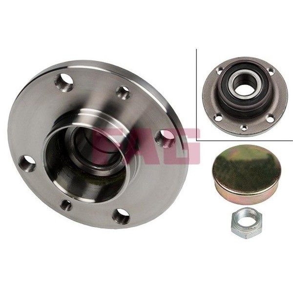 1X FAG Radlager Satz Radlagersatz Hinten Passend FüR Fiat 500 C 312_ Ford KA RU8-image