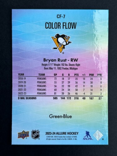 2023-24 Upper Deck Allure - Color Flow Parallels - Pick your cards! - Picture 173 of 213