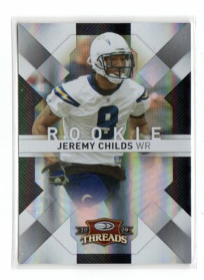 JEREMY CHILDS 2009 DONRUSS THREADS SP RC #154    56/250 (CLEARANCE)