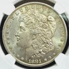 1881-O Morgan Dollar- NGC MS 64