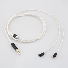 8 Core silver plated Earphone Balanced Cable for ETYMOTIC ER4P ER4B ER4S ER4PT