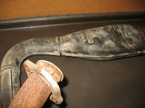 1978 DT100 EXHAUST HEAD PIPE EXPANSION CHAMBER MUFFLER YAMAHA DT RT MX 100 - Picture 10 of 12