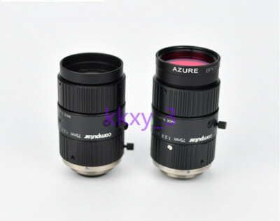  1pcs computar M7528-MP megapixel fixed focus industrial lens 75mm 1:2.8 tested