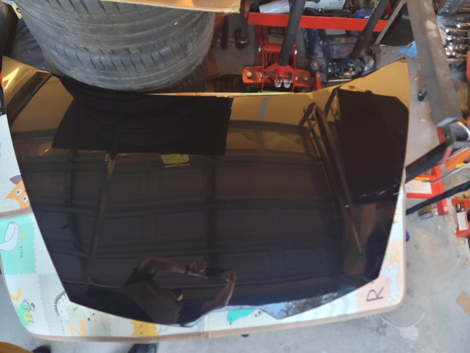 2016 LAMBORGHINI HURACAN HOOD OEM USED LIKE NEW BLACK