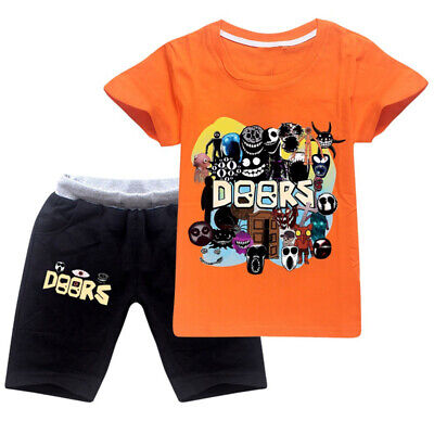 7-14 Years Kids Boys Girls Roblox Printed Short Sleeve Crew Neck Summer T-shirts  Tee Tops