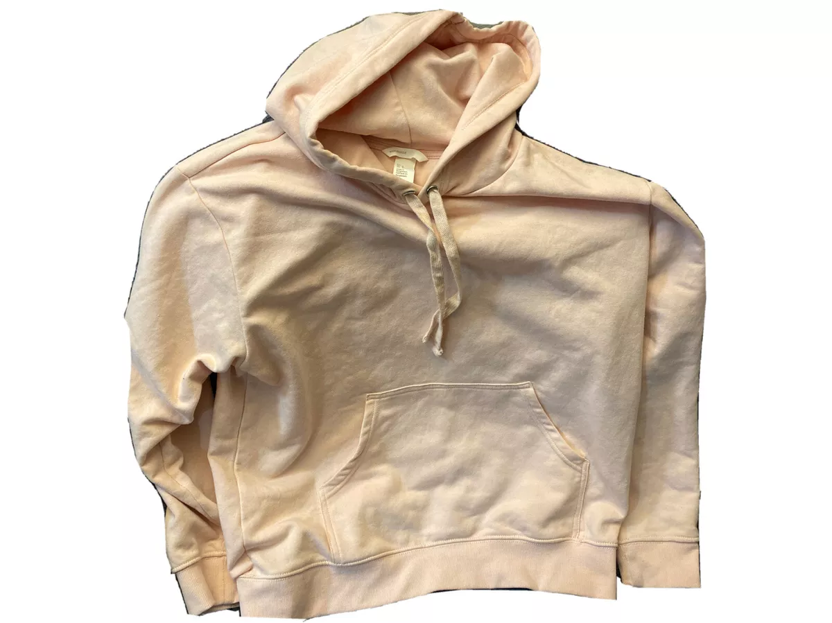 H M Women s Size Large Gray Full Zip Sweatshirt Basic Hoodie