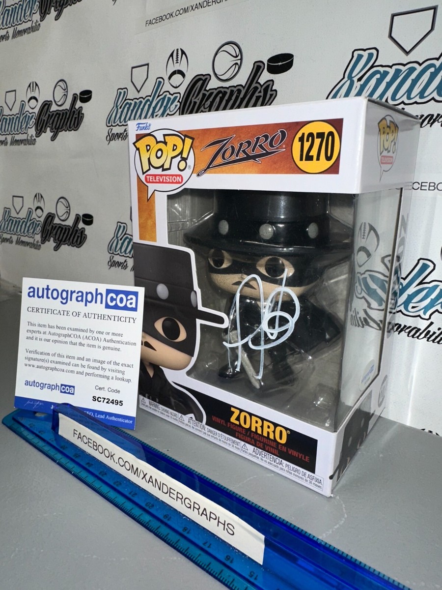 ANTONIO BANDERAS ZORRO 1270 PUSS IN BOOTS SIGNED AUTOGRAPHED FUNKO