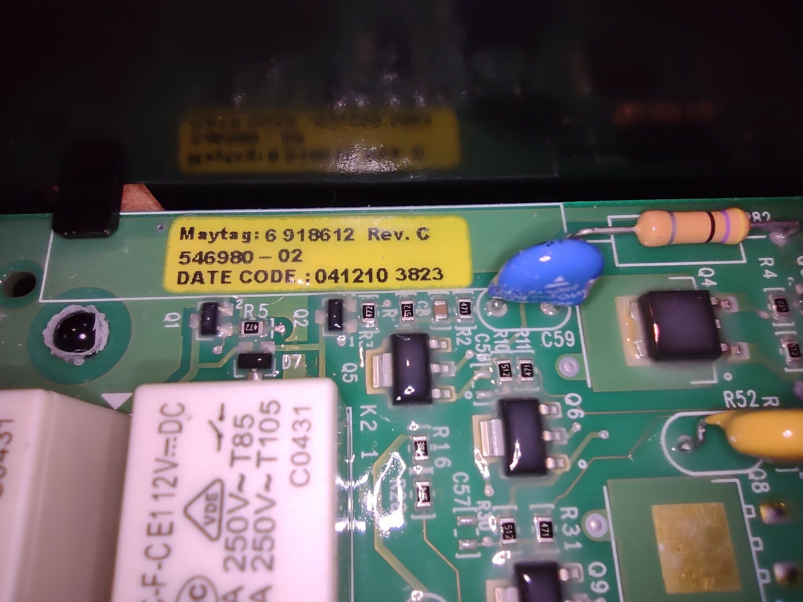 Maytag Dishwasher Control Board 6918612 6 918612 eBay