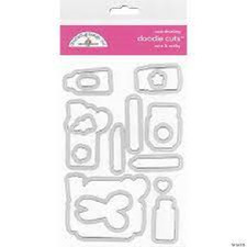 Doodlebug Design  METAL CUTTING DIE -  CUTE A...
