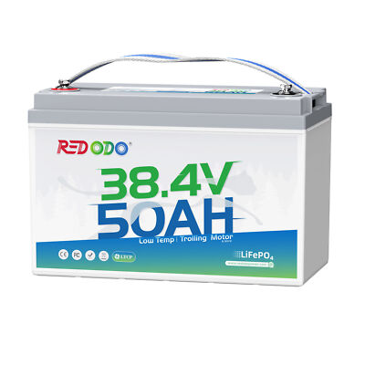 Redodo 36V 50Ah LiFePO4 Lithium Battery 50A BMS Group 31 for 36V Trolling Motor