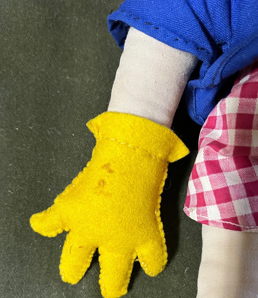 Pelúcia Disney Pinóquio - Arte Folclórica - 16" de Altura - Ótimo Artesanato - Imagem 3 de 4