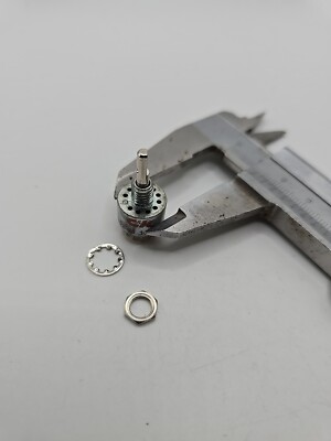 1x C&K Mini Drehschalter Stufenschalter 2x 4 Positionen 3mm NOS (Kl10-63#D)