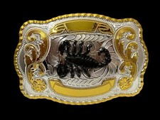 Scorpion Rodeo Western Cowboy Style Belt Buckle Hebilla Vaquera Con Alacran