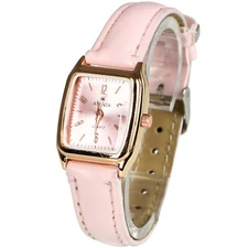 Elegant Pink Watch Ladies Quartz Watches Analog Wrist Watch