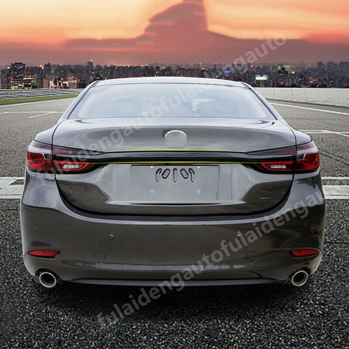 Tira moldura tapa maletero trasero negro brillante para Mazda 6 Atenza 2018-2021 - Imagen 3 de 6