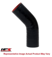 HPS Silicone 45 Degree Bend Elbow Coupler Hose 2-3/8" ID High Temp 4ply Black