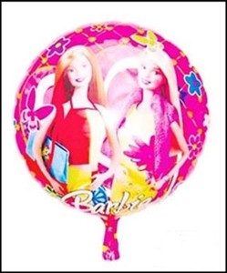 barbie helium balloon