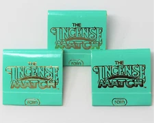 Rain: Scented Incense Match Books - Lot of 3 Books (90 Matches)