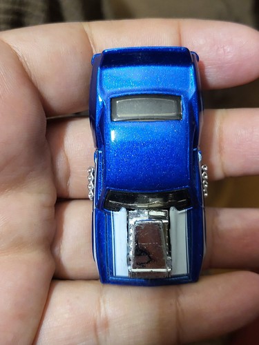 1969 Hot Wheels Custom Camaro Z28 Purple Chrome Interior ext. graphic VGUC C123B - Picture 3 of 4