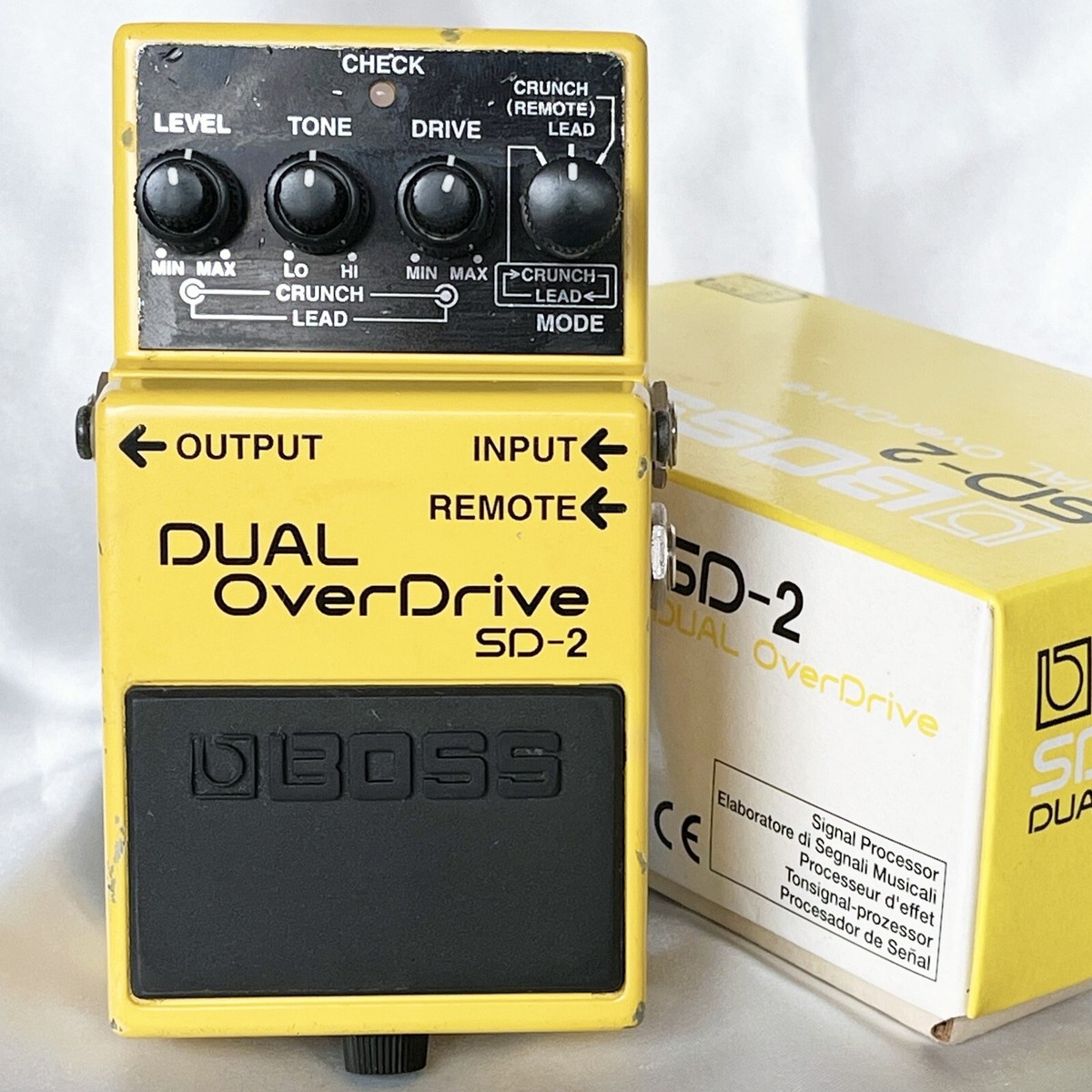 BOSS SD-2 DUAL Over Drive W/Box 1990s Vintage Guitar Pedal BOSS SD-2 DUAL Over Drive W/Box 1990s Vintage Guitar Pedal