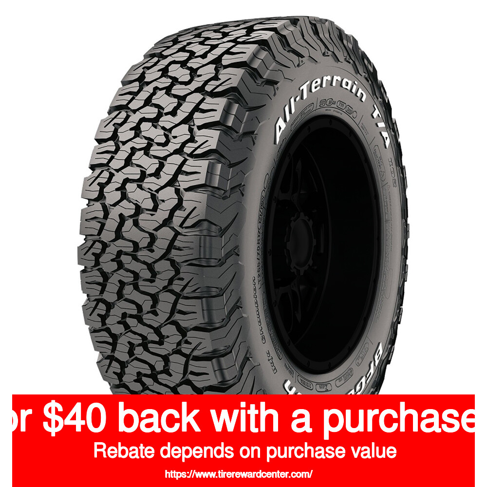 BFGOODRICH All Terrain T/A KO2 LT265/65R17 120S RWL 10 Ply (Quantity of ...