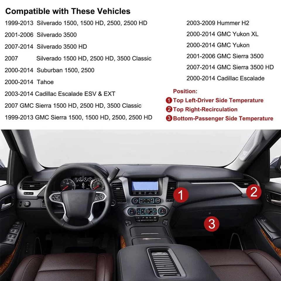 Heater Blend Door Actuator 52402588 604-112 89018365 15-72971 For Bulk GM 1 Pack - Изображение 3 из 4