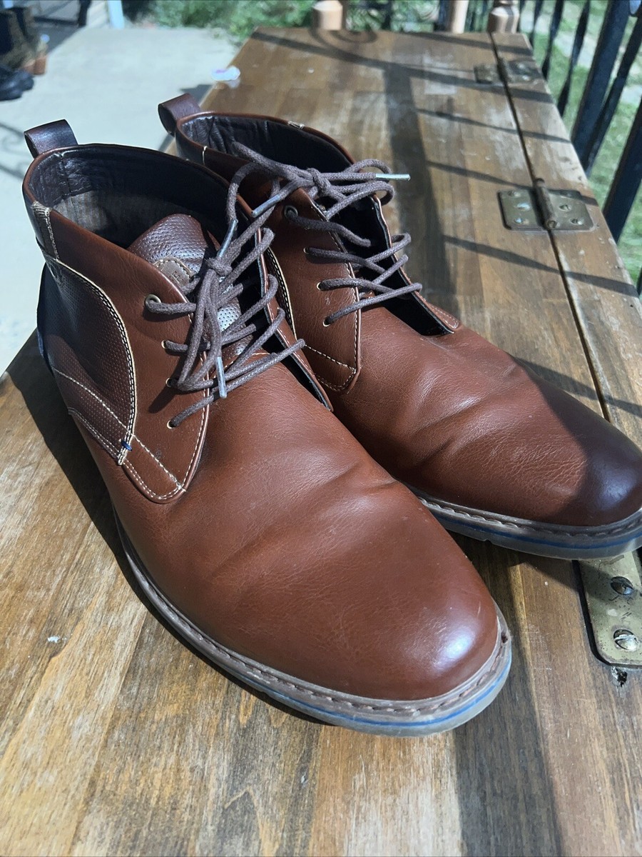 Nunn Bush Men\'s Newhall PT Boot Boots Cognac Mens Size 12 New Chukka Chestnut Nunn Bush Chase Plain Toe Chukka Boots, Cognac - Tan | Boots  main image 4