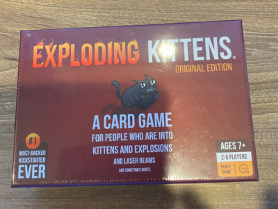 NEW - Exploding Kittens Card Game - Original Edition - Sealed