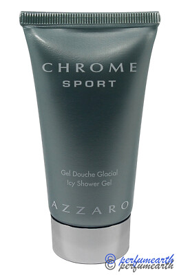 Chrome Sport By Azzaro 1.6/1.7oz. Icy Shower Gel For Men New SAME AS PICTURE