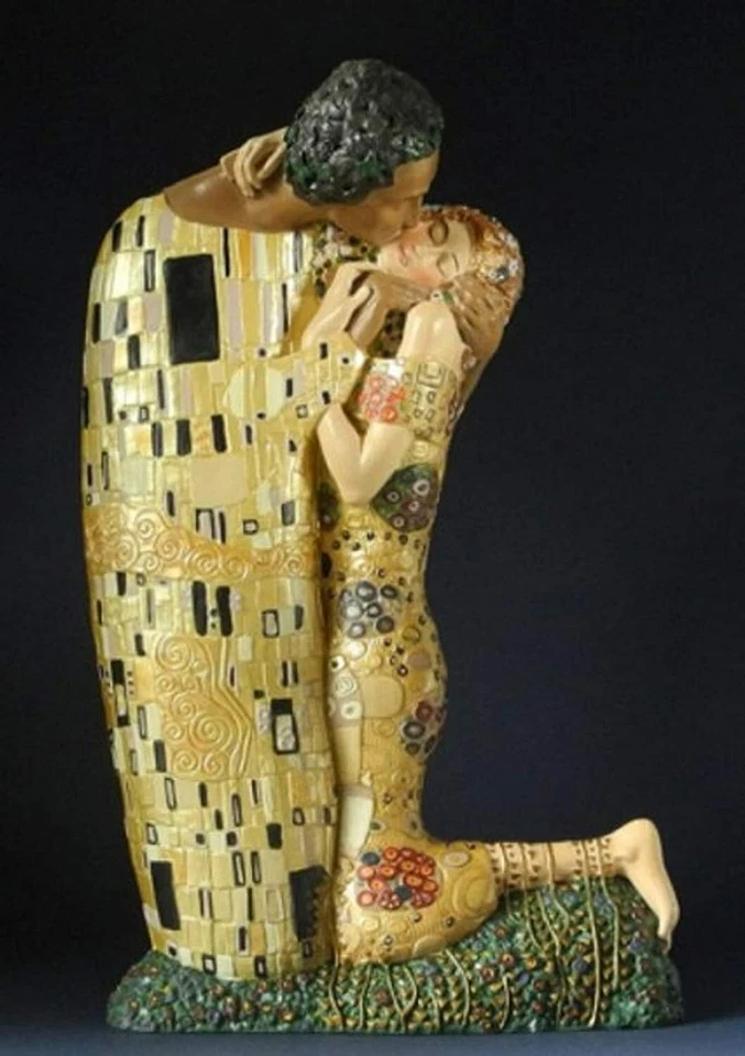 Figura Estatua Escultura Museo Gustav Klimt EL BESO Gran Tamaño Licenciado Foto 2 de 2