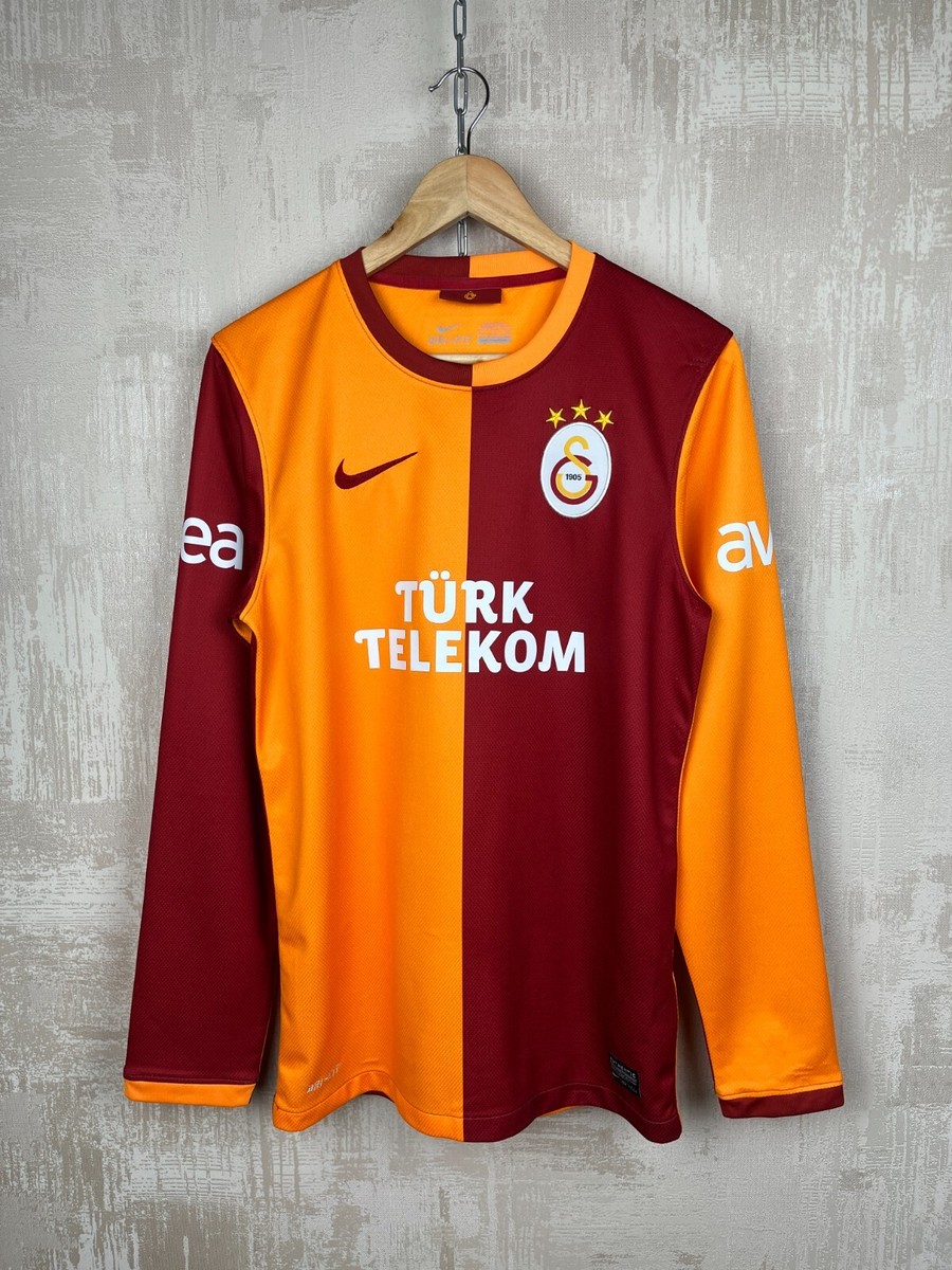 Galatasaray Nike tシャツ 古着 Galatasaray Home Shirt 2013-2014 Soccer Football Long Sleeve