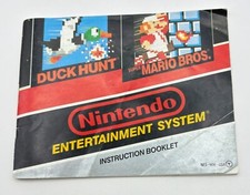 Duck Hunt  Super Mario Bros Nintendo NES INSTRUCTION MANUAL ONLY