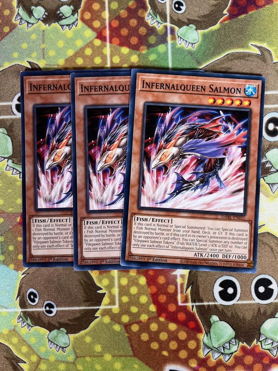 Yugioh Infernalqueen Salmon DABL-EN031 Playset | eBay Yugioh Infernalqueen Salmon DABL-EN031 Playset | eBay